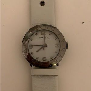 real leather band Marc Jacobs watch
